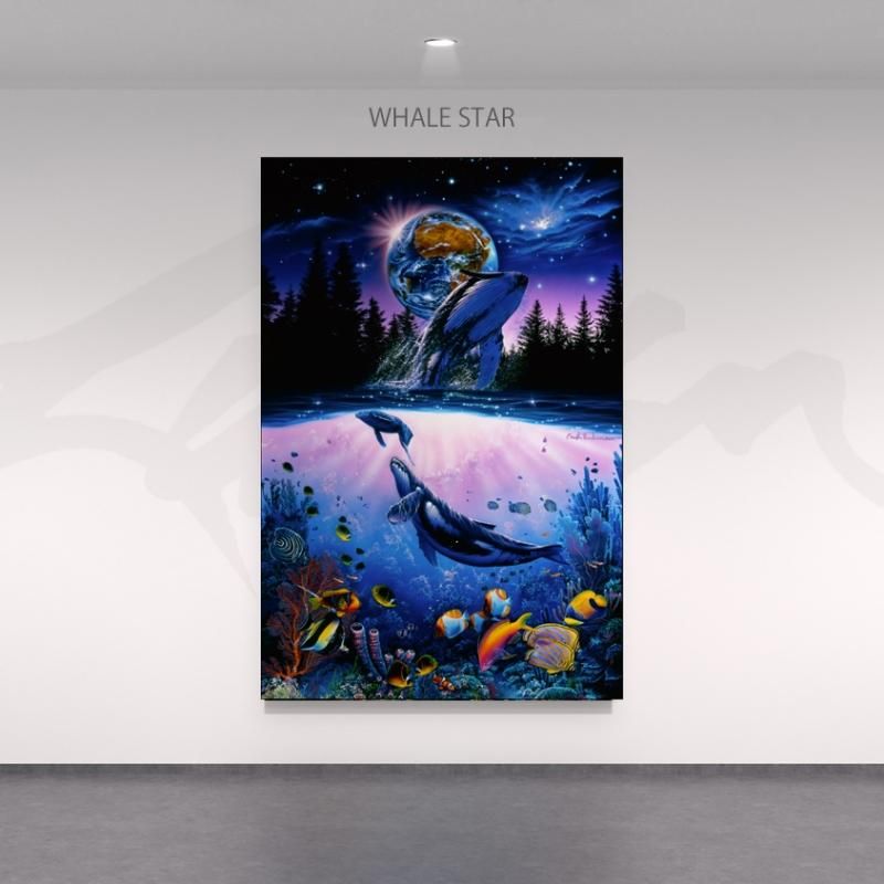 WHALE STAR II | クリスチャン・ラッセン | 版画 | 日本正規販売代理店