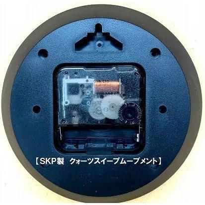 英国風アンティーク調の掛け置き電波時計(アンティークブラウン