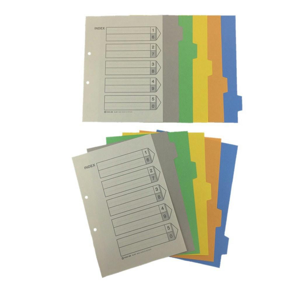 キングジム カラーインデックス 907-2K A4-S 2個組 | 文房具・事務用品