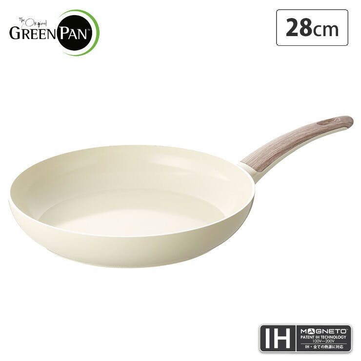 グリーンパン ウッドビー フライパン 28cm IH対応 CC001012-001【IH