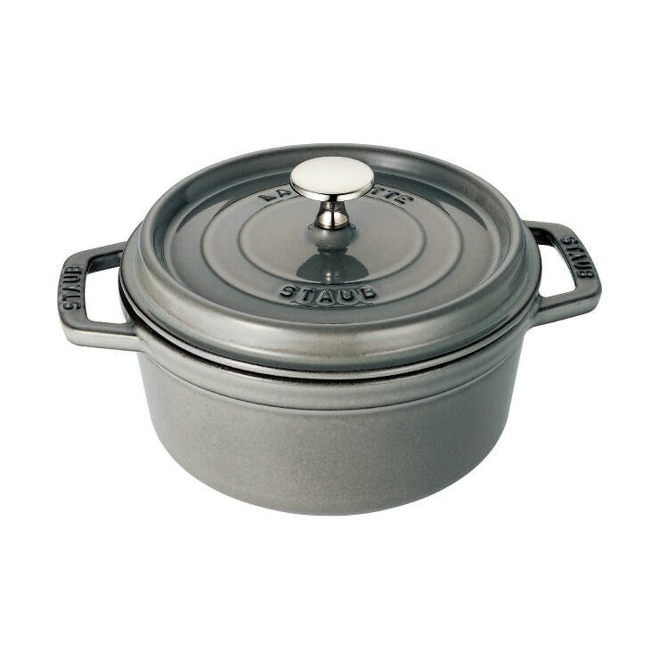 ストウブ ピコ ココット ラウンド 22cm 2.6L IH対応 staub【鋳物 両手