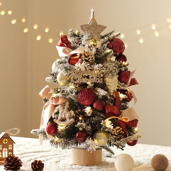 クリスマスツリー 卓上 45cm 65cm ミニツリー イルミネーション 卓上