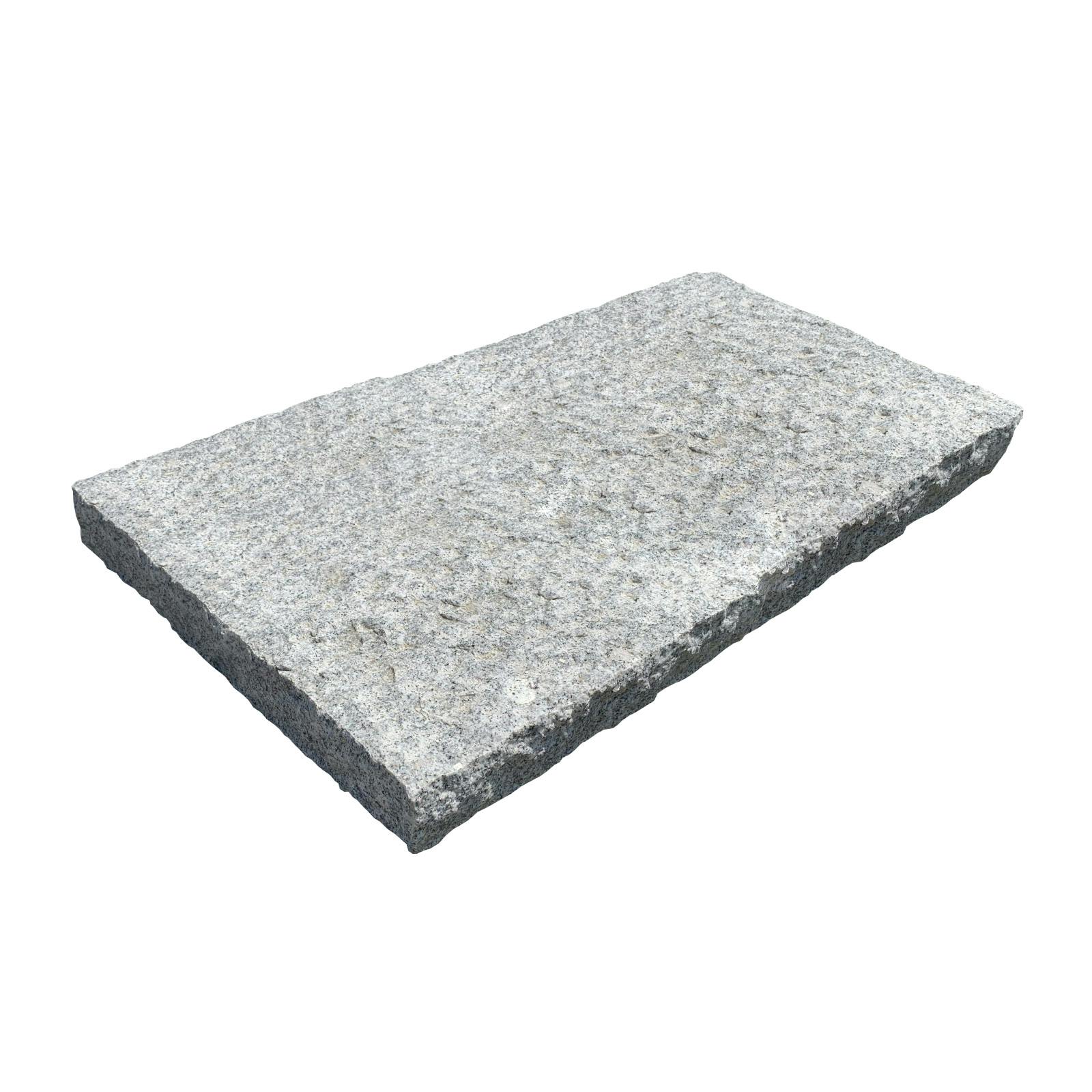 TAIKOH 敷石 白御影 30×30×5cm 天面ノミキリ 側面割肌 底面切削 中国