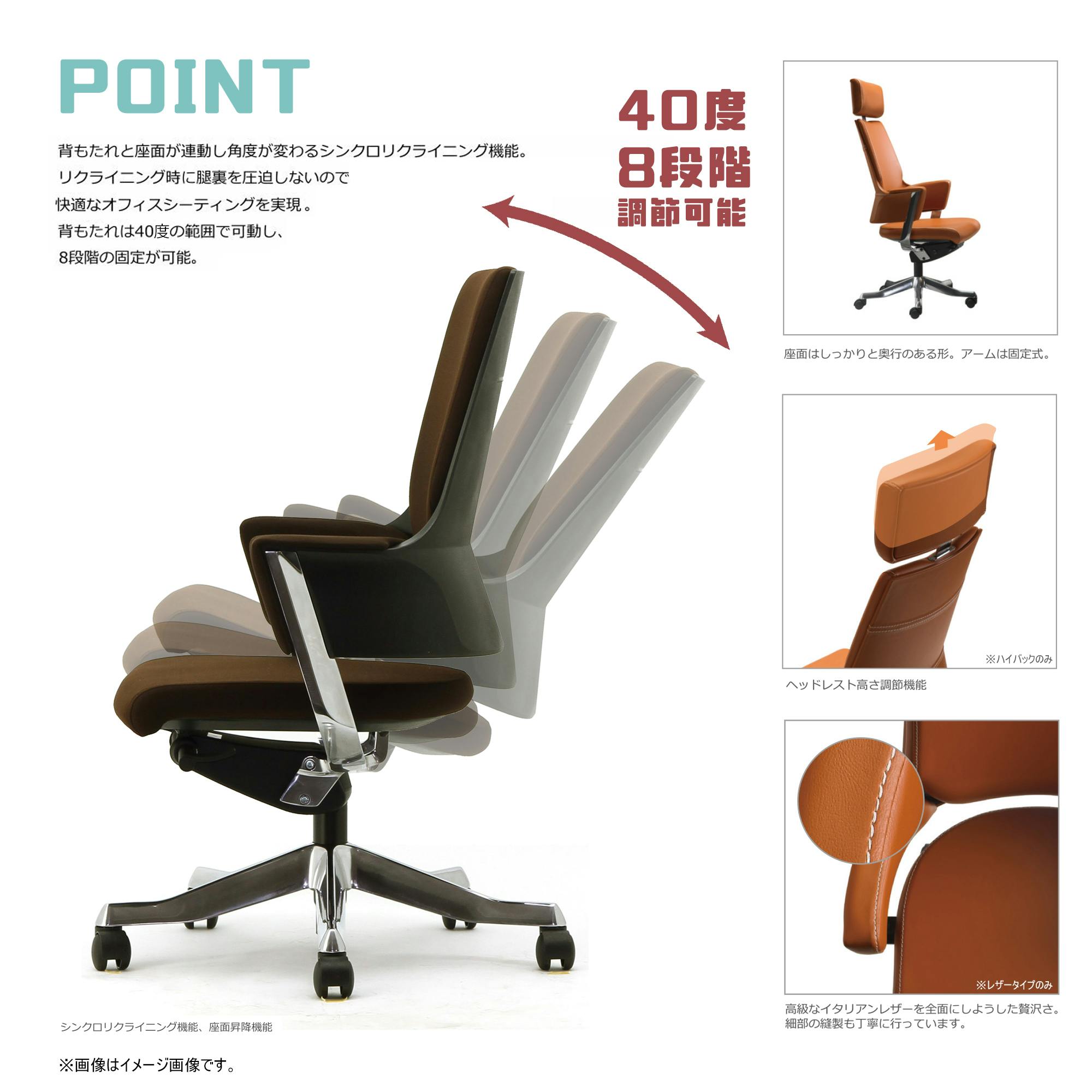 Agency オフィスチェア デルフィ オリーブ デルフィー ローバック