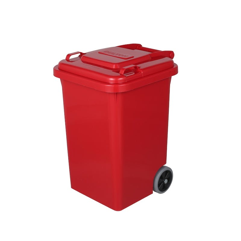 DULTON ダルトン プラスチック トラッシュカン 45リットル レッド