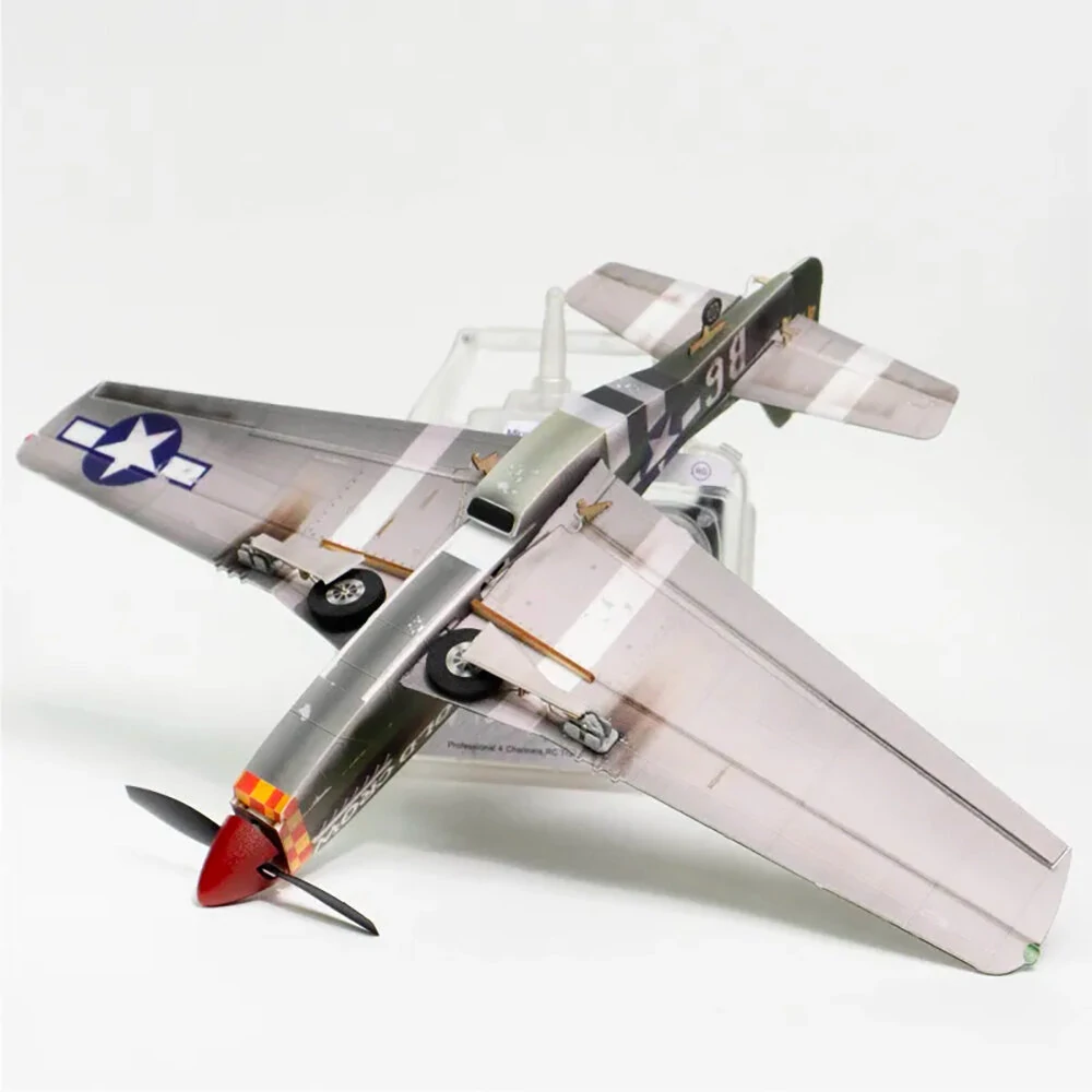 最小RC P51 ムスタング 420mm スパン RC 航空機 戦闘機 レトラクト可能