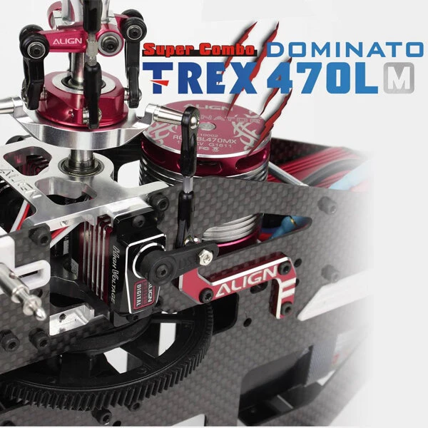Align T-REX 470LM 470L Dominator RCヘリコプターRH47E01XTスーパー