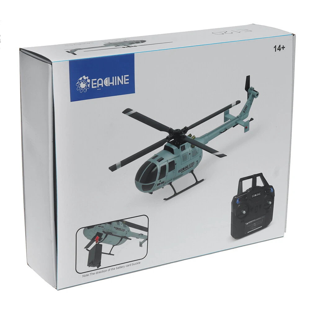 Eachine E120 2.4G 4CH 6軸ジャイロ光流位置特定フライバレススケール