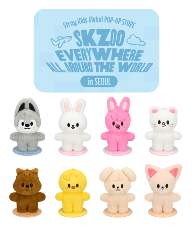 STRAY KIDS · dominATE : celebrATE - SKZOO Magnet Plush Set (MERCH