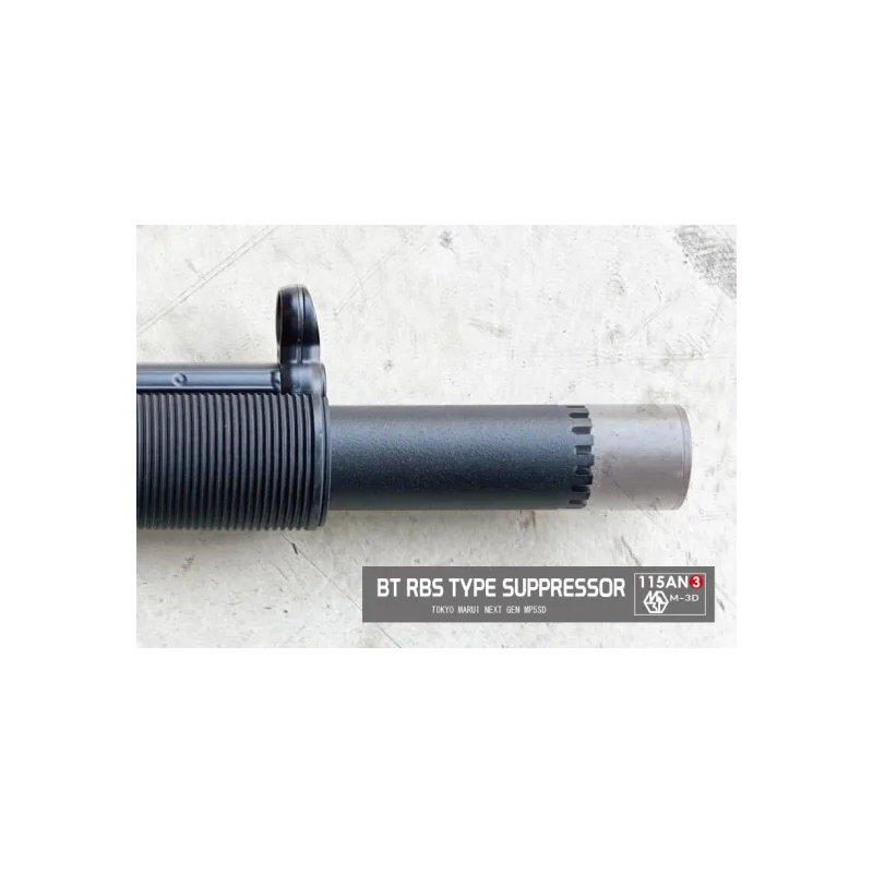 115×M-3D - BT RBS-Type Suppressor for Tokyo Marui Next-Generation