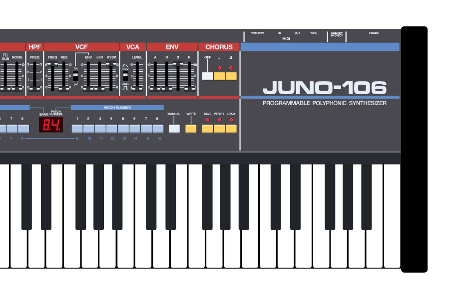 Roland ” JUNO-X ” | ヴィンテージシンセ「JUNO」をZEN-Coreシンセシス