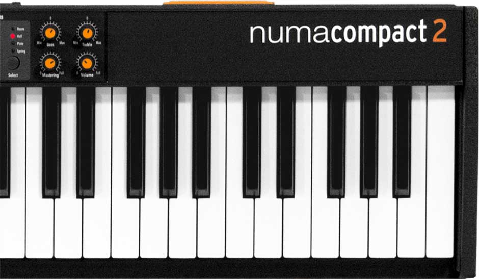 超軽量・高品位なステージピアノ Studiologic Numa Compact 2