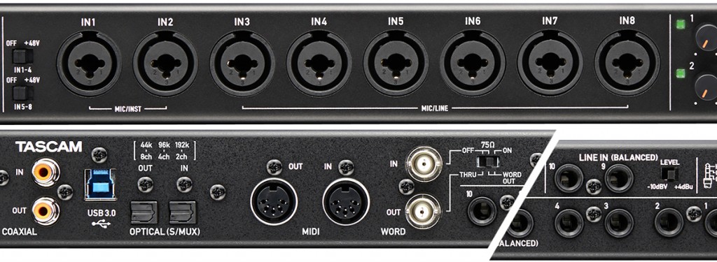 USB3.0で192kHz動作に対応した20 IN 20 OUTオーディオ/MIDI