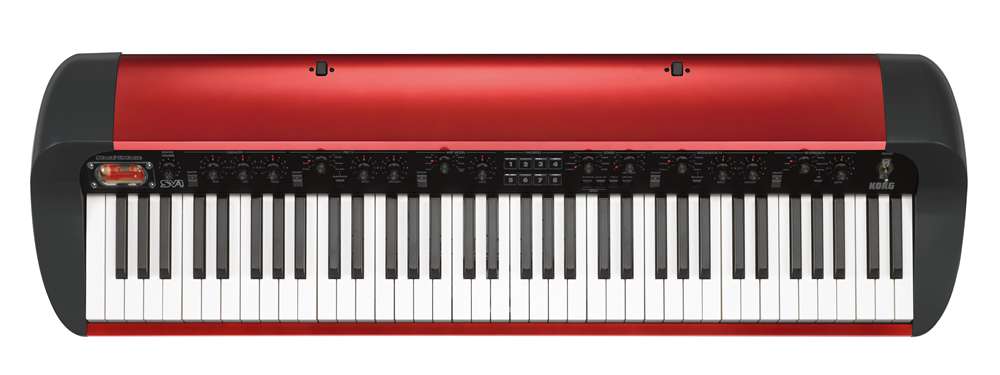 KORG ステージピアノ SV-1 シリーズに限定メタリック・レッド登場
