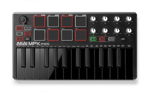 AKAI MPK Mini MK2 Black | 人気MIDIキーボード/パッドコントローラー