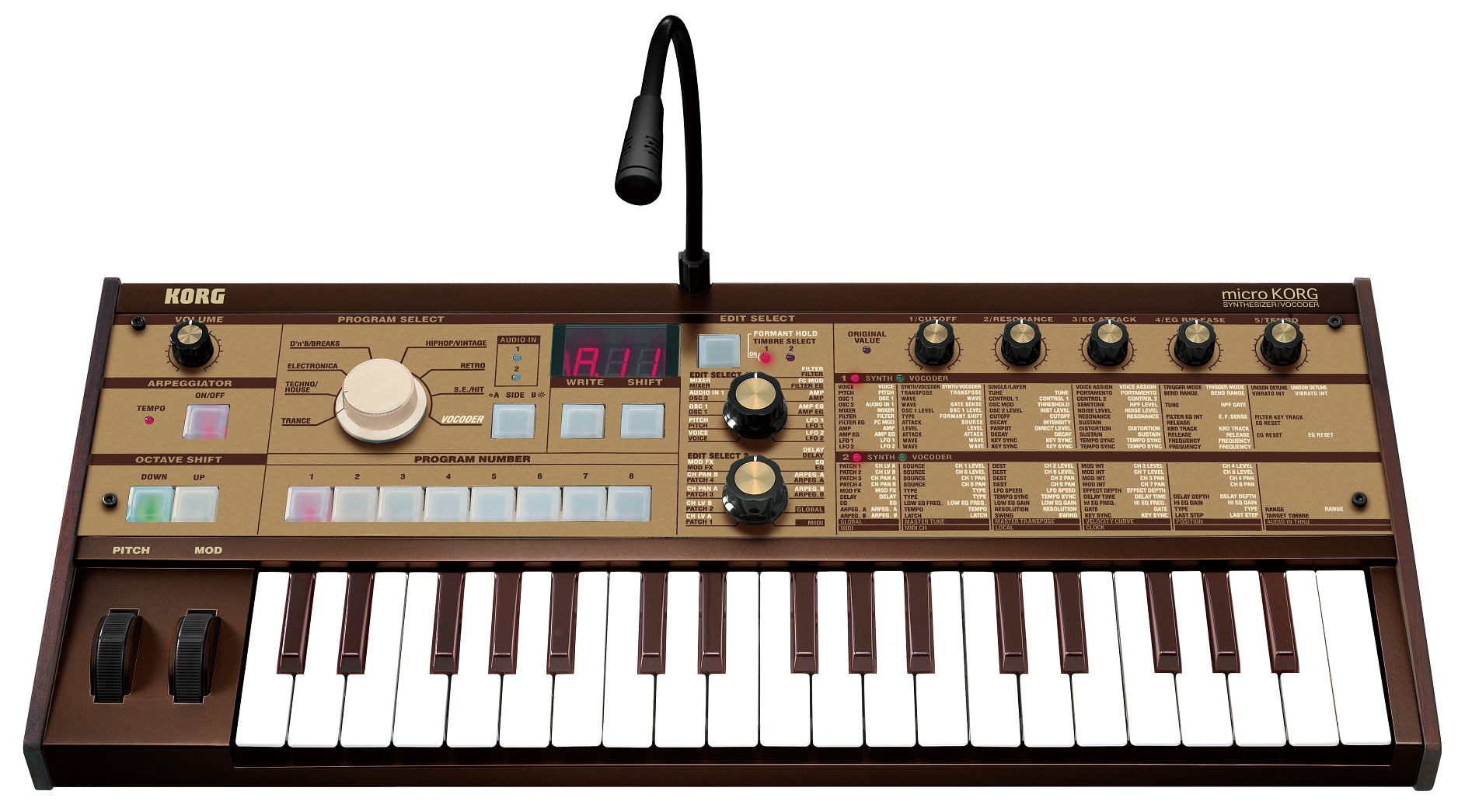 microKORGにゴールド・カラーバリエーション登場！全世界2,000台限定