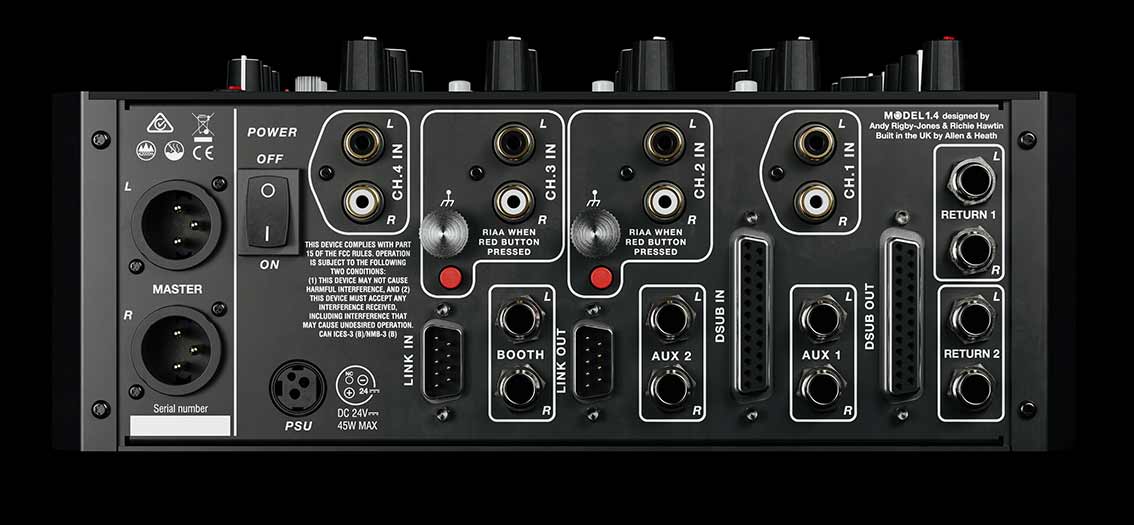 Playdifferently MODEL 1.4 | 4チャンネル・アナログ DJミキサー