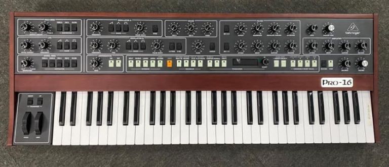 Behringer Pro-16 | 伝説シンセ Prophet-5 のクローンモデル