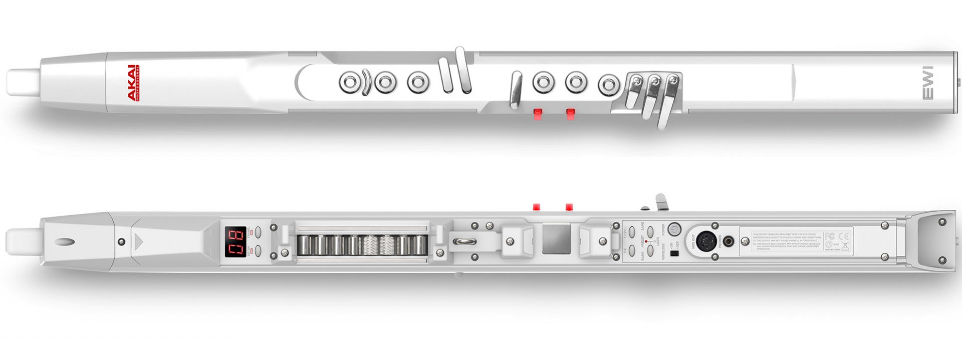 Akai EWI5000 White | ワイヤレスウインドシンセサイザー | Digiland