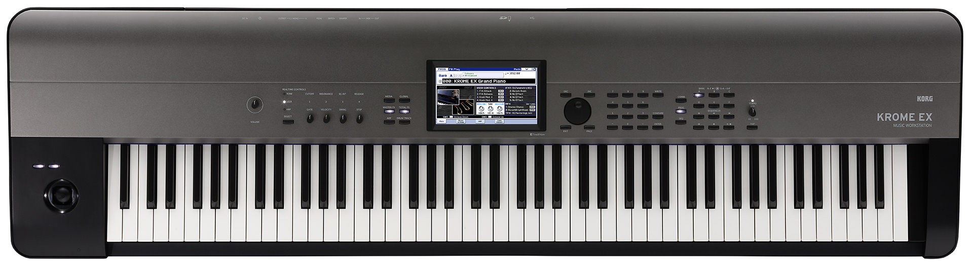 KORG KROME EX シリーズ | 新ピアノやEDM系音色を追加した