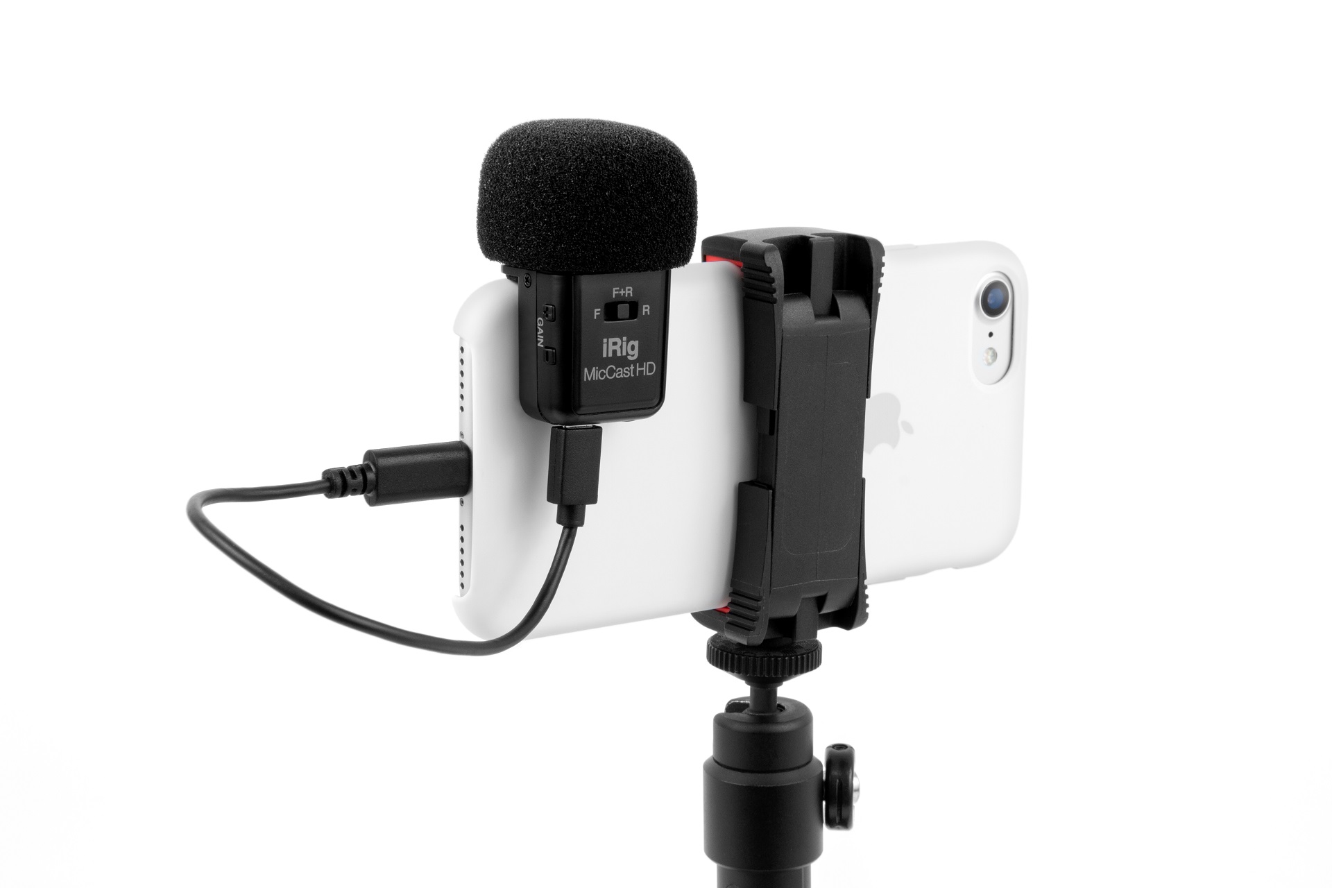 IK Multimedia iRig Mic Cast HD | 高品質なスマホ用外付けマイク