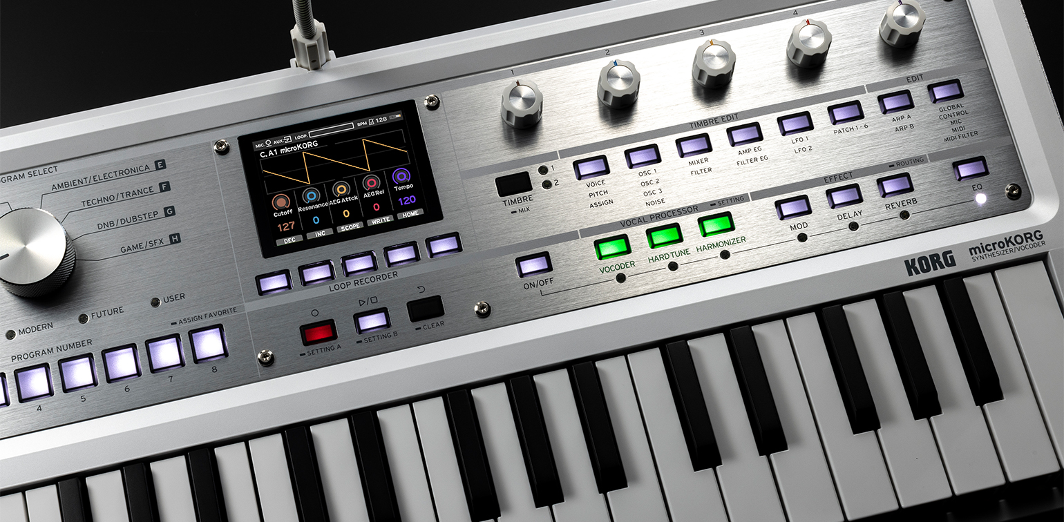 KORG microKORG2 | 3つのコンセプトによる新サウンドとルーパー