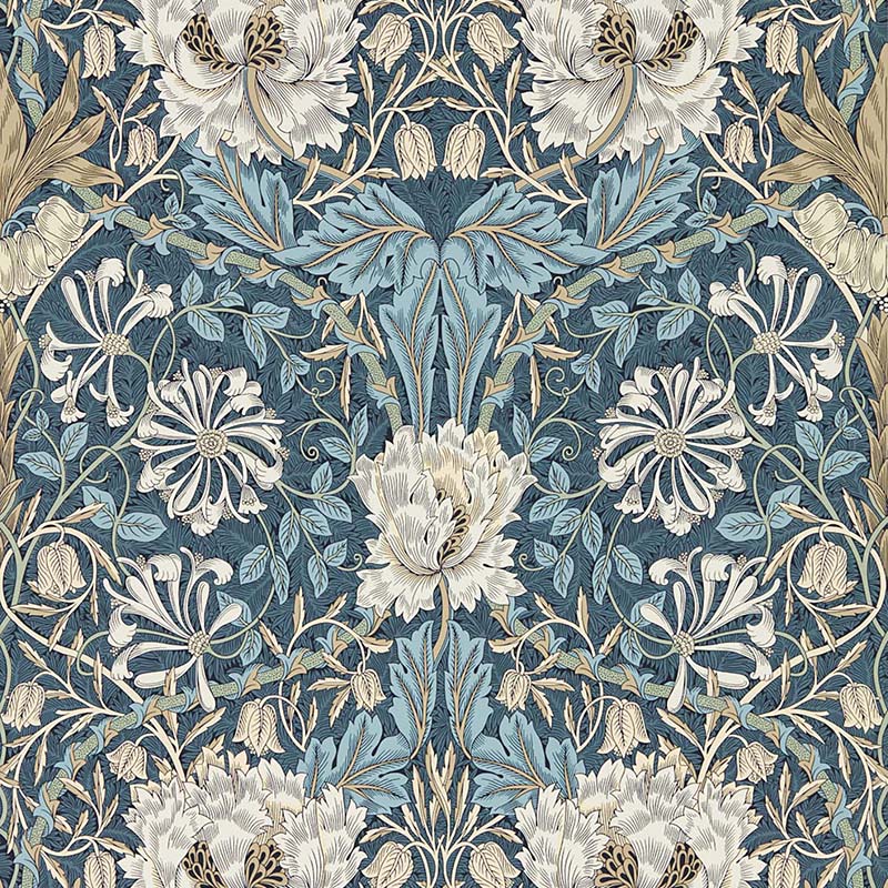 interior library - Honeysuckle & Tulip 214703 MORRIS&Co.