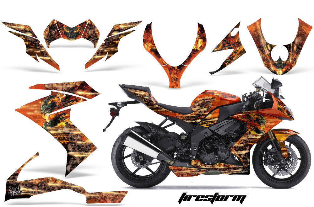 Kawasaki ZX10 Graphics - Invision Artworks Powersports Graphics