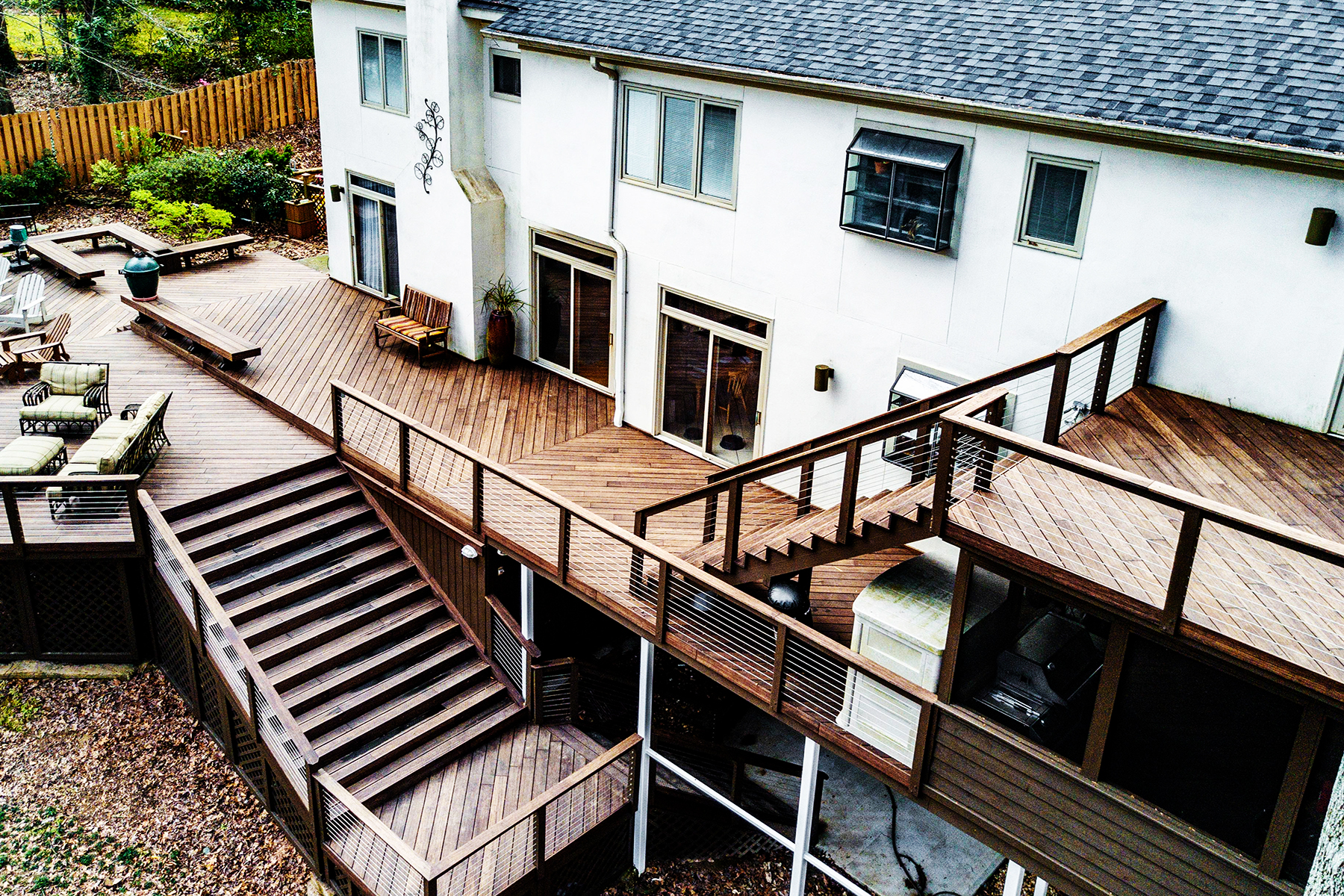 Starter/Ending Deck Plank Classic Espresso, 6ft, 1x6 Fused Bamboo