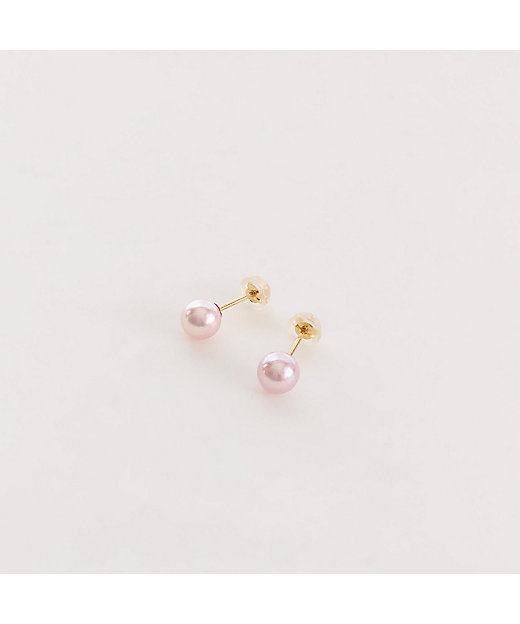 ☆【受注商品】越物サンゴパール スタッドピアス | 愛媛/松本真珠