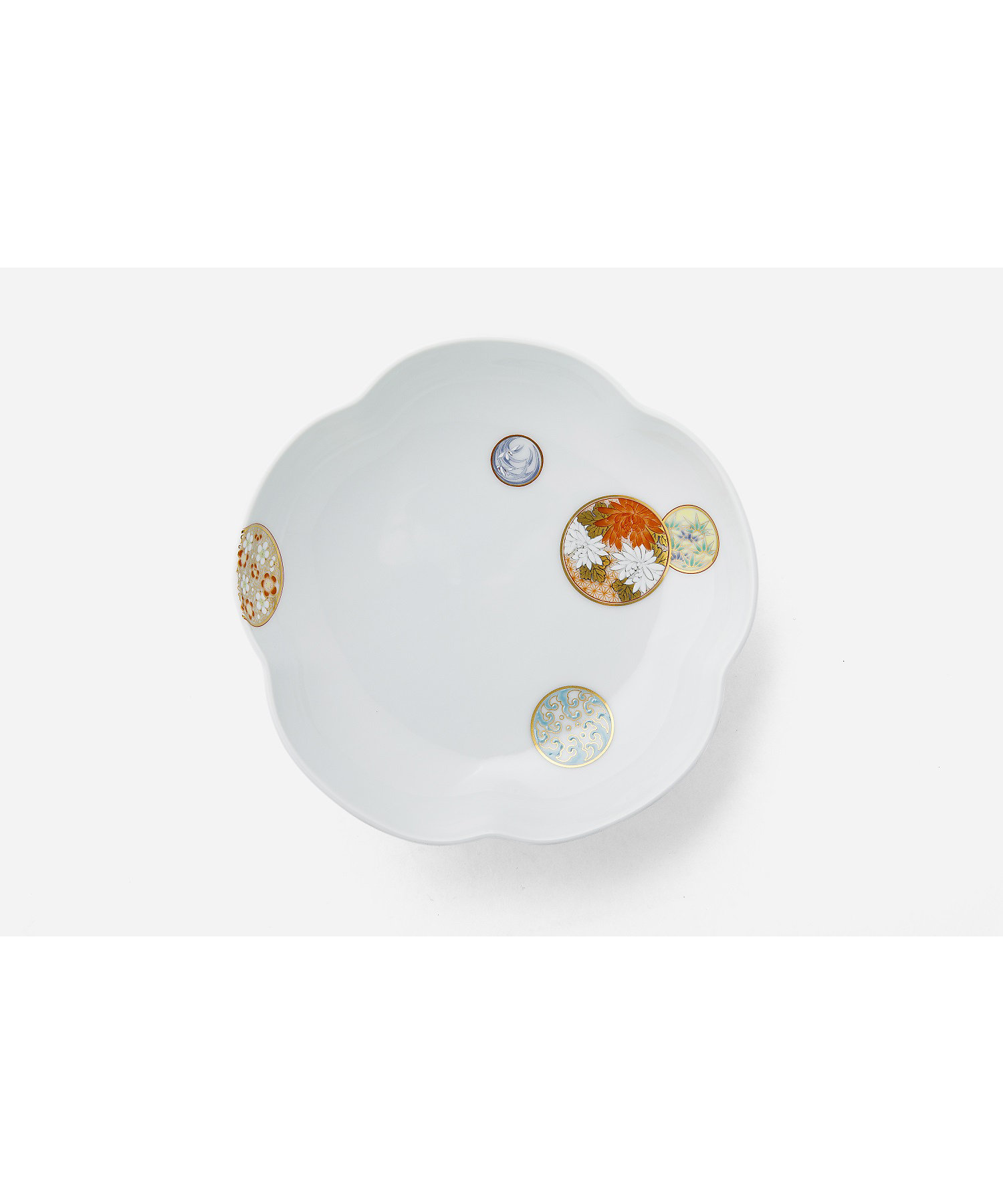 寿赤絵 梅型6号盛鉢 | 深川製磁/フカガワセイジ | 三越伊勢丹