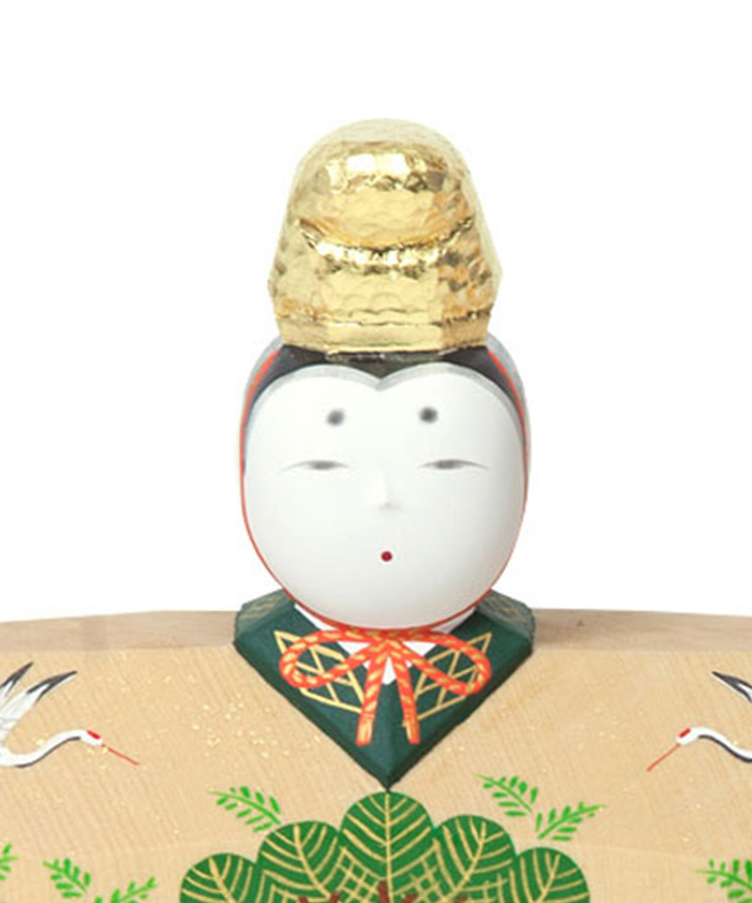送料無料】奈良一刀彫 鐵山作 立雛6．5号（三越） | 鐵山/テツザン