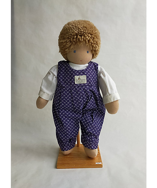 受注商品】ジルケ人形 男の子（小）金髪 青花の洋服 | ATELIER NIKI
