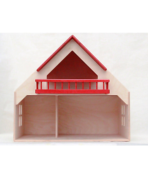 受注商品】バルコニー付きの家 赤 | ATELIER NIKI TIKI (Baby&Kids