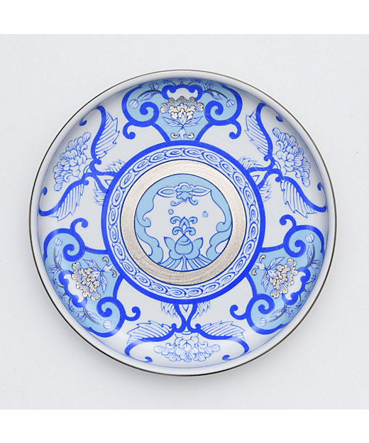 銘々皿 JB古伊万里草花紋 ブルー | ARITA PORCELAIN LAB/アリタ