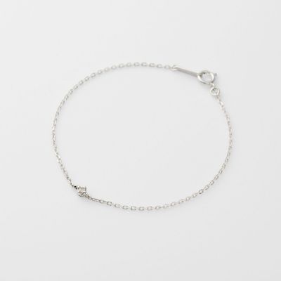 シルバーダイヤモンドブレスレット（0．03 ct） | agete/アガット