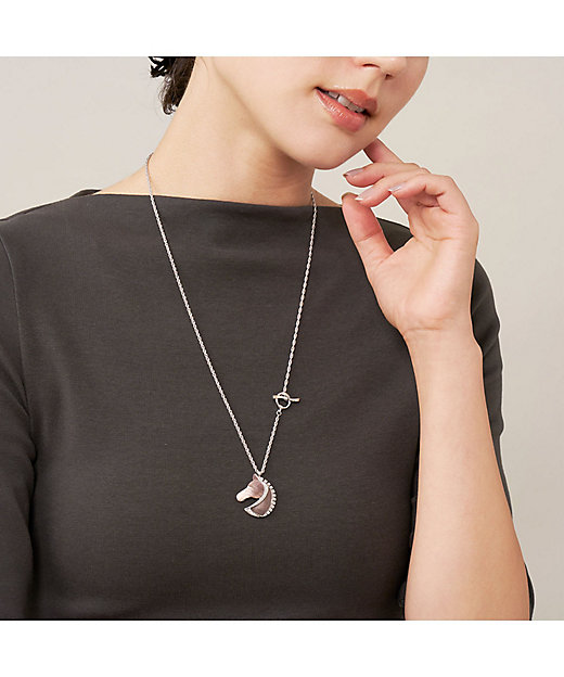 黒蝶貝 馬ネックレス VBMP567363BP | VENDOME BOUTIQUE