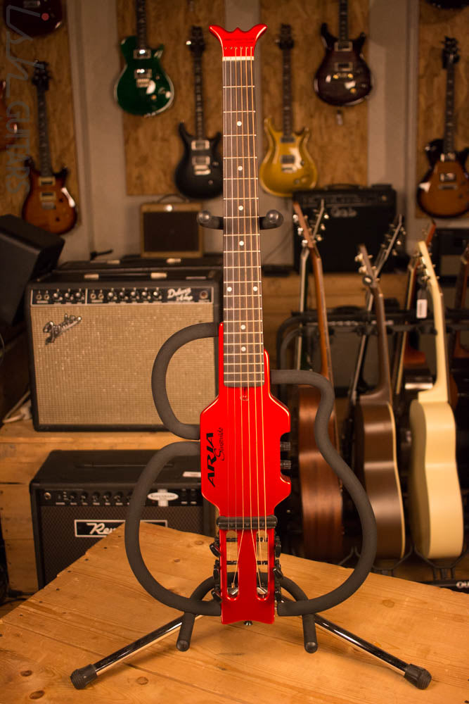 Aria Sinsonido Headless Travel Guitar Acoustic Electric – Ish Guitars