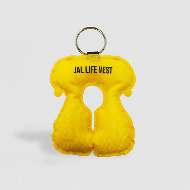 JALとっておきの逸品｜ミニチュアライフベストキーホルダー: JAL