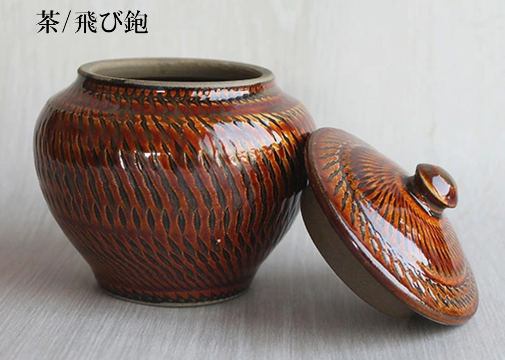 小鹿田焼 1合壺【国指定 重要無形文化財】RTD-ont – 伊藤家（ITOKE
