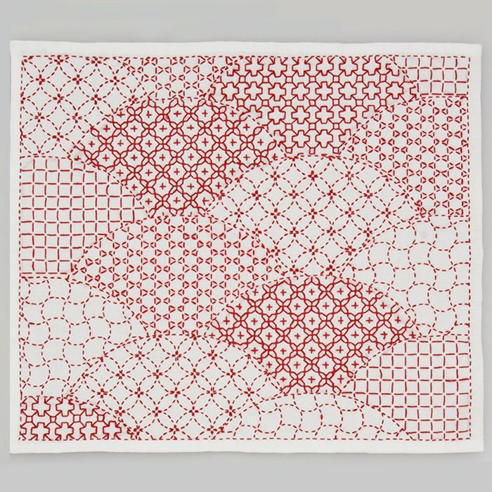 刺し子 寄せ模様＜亀甲＞ | リバティ 生地、編み物、刺繍、刺し子の