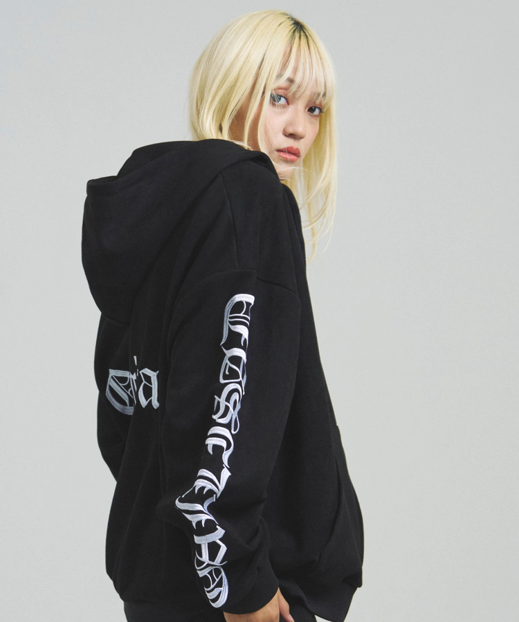 GA SUEDE OLD ENGLISH刺繍 ZIP-HOODIE(MENS)｜ファッション通販 SANKO