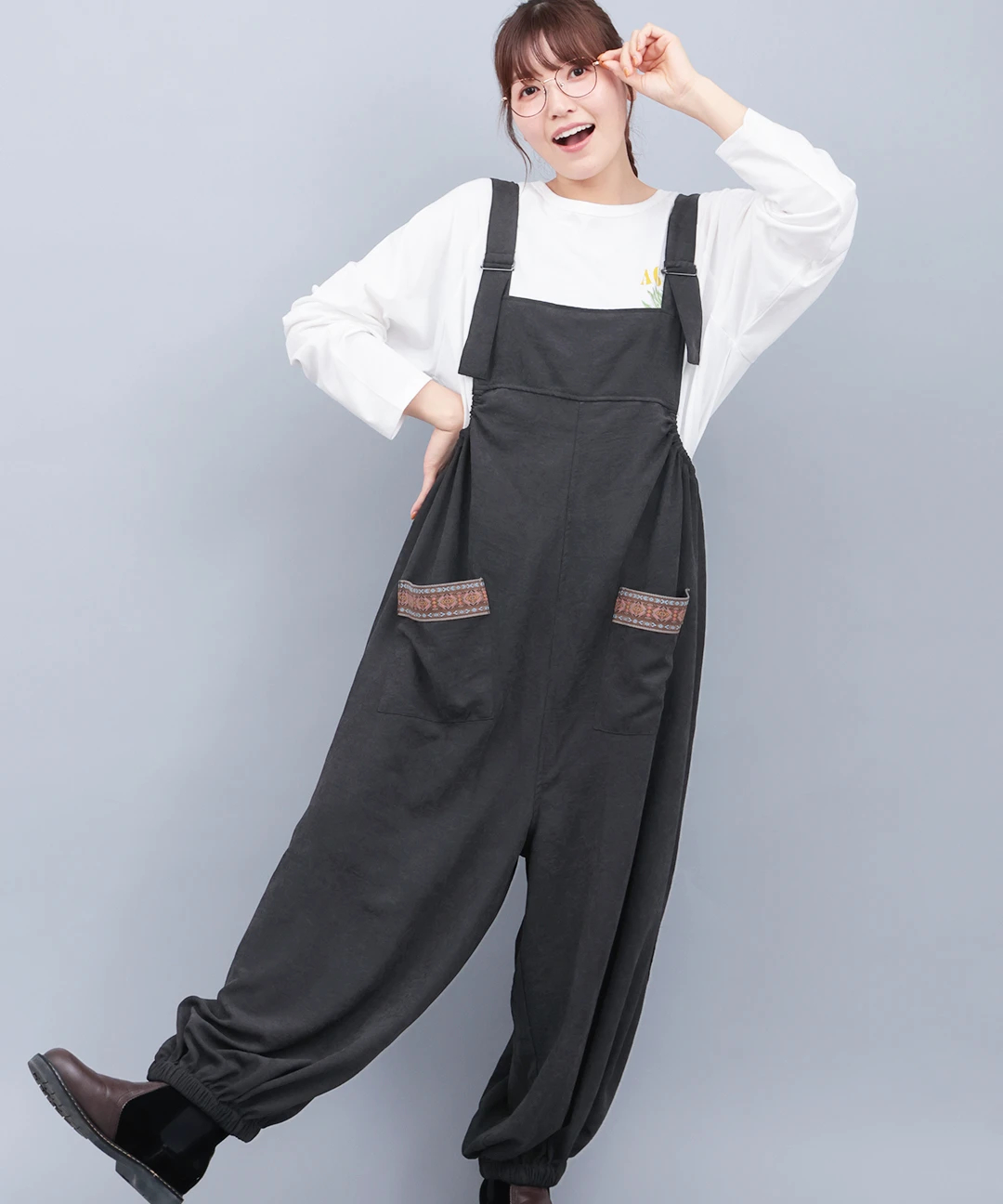 Orale! サルエル風サロペットパンツ / サロペット・オーバーオール