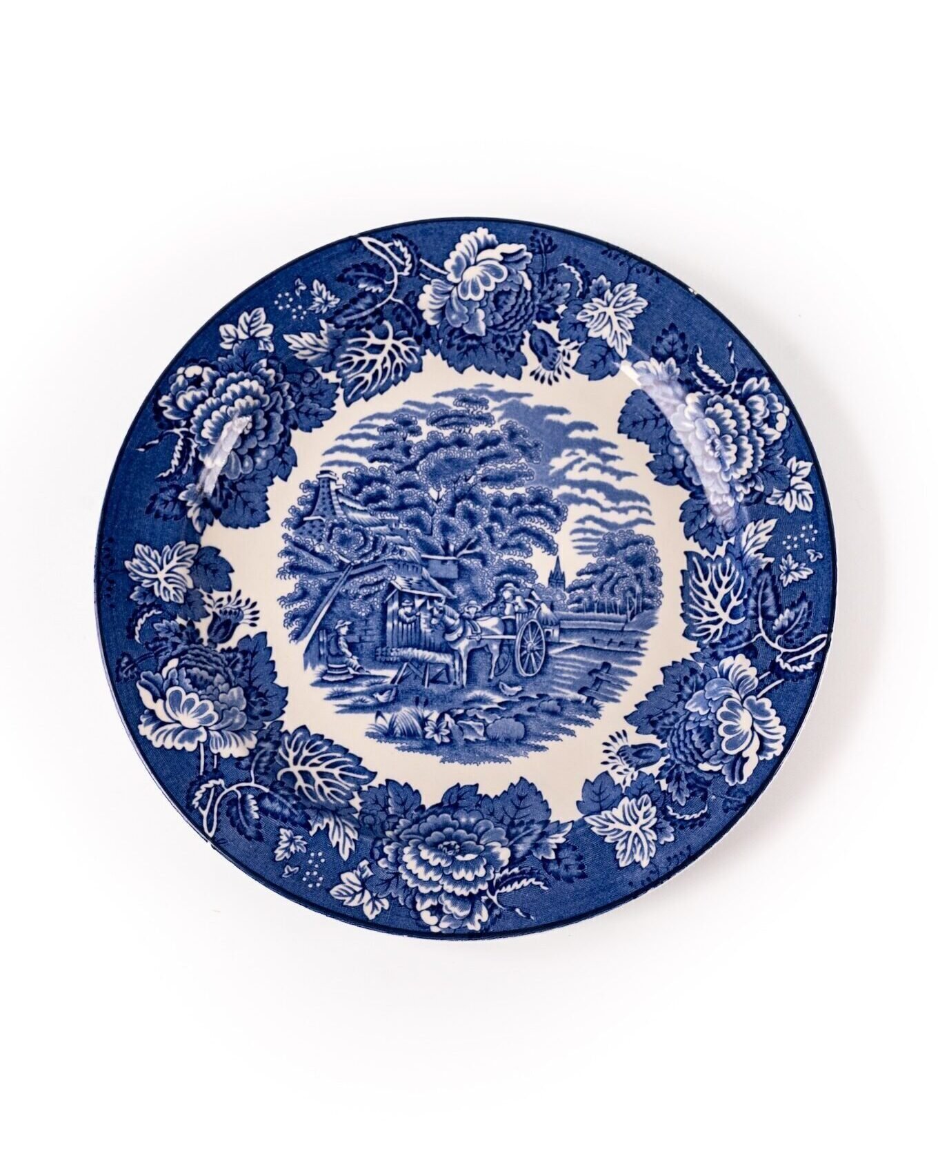 Enoch Woods Ware Blue Serving Plate