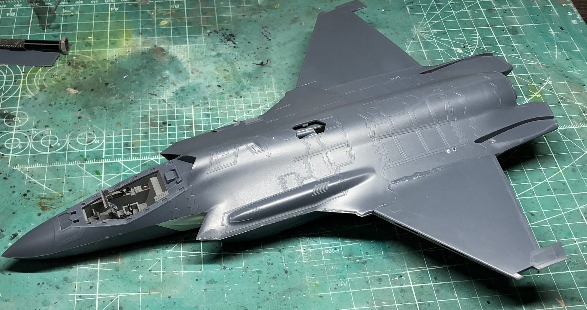 モンモデル 1/48 F-35A 航空自衛隊 製作記 | JUNSANのミニチュア航空博物館