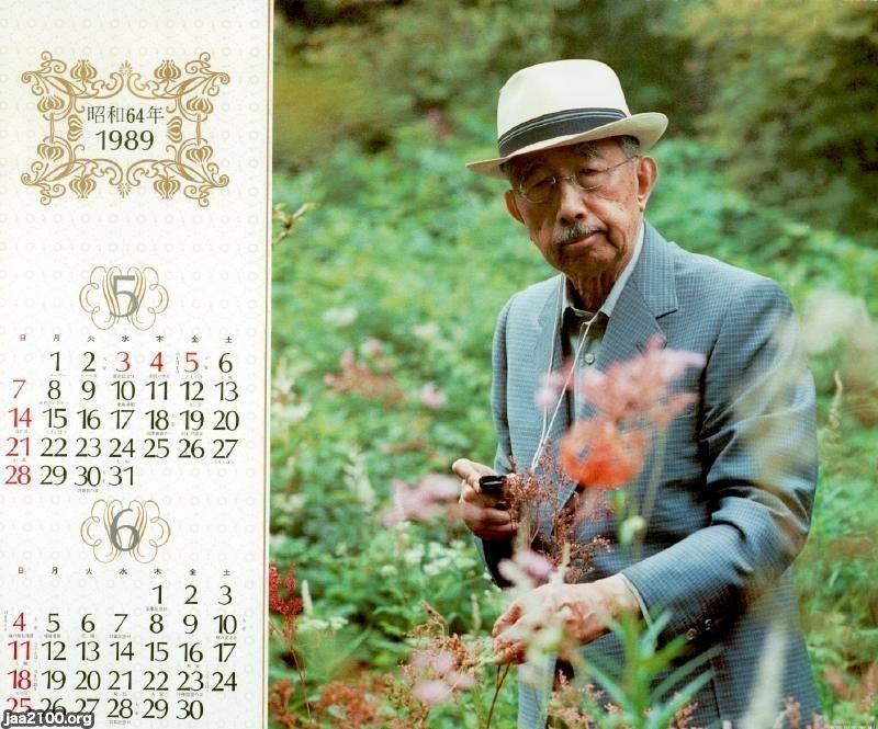 昭和天皇（昭和63年）▷昭和64年用カレンダー・天皇崩御 | ジャパン