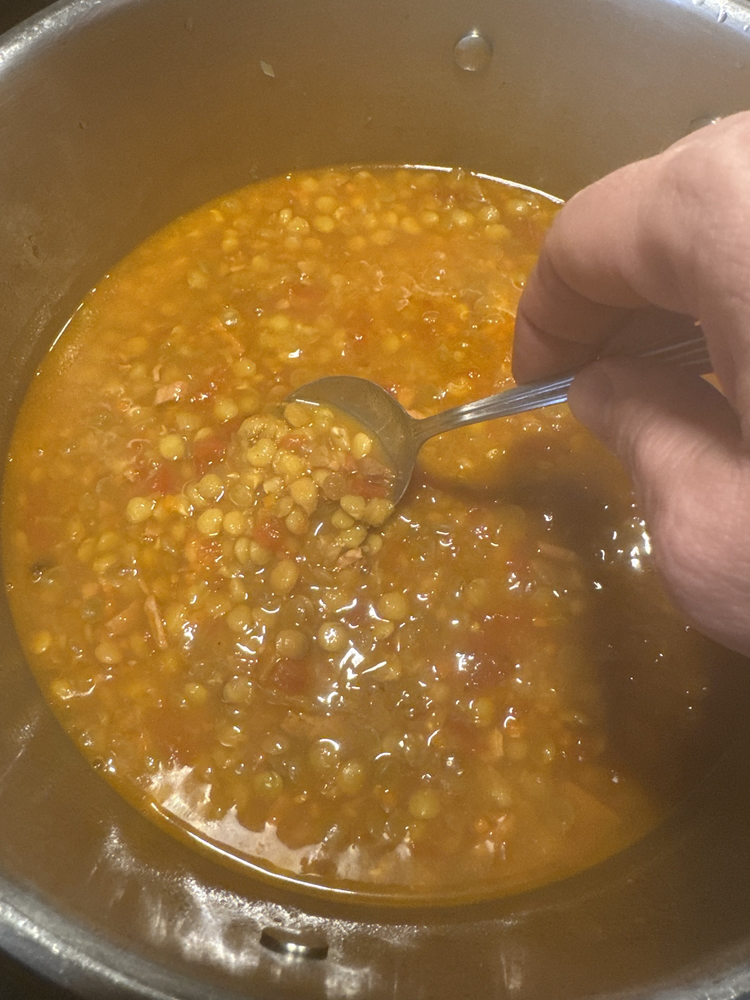 Papa Sandemano's Vegetarian Lentil Soup (Inspired by Marcella