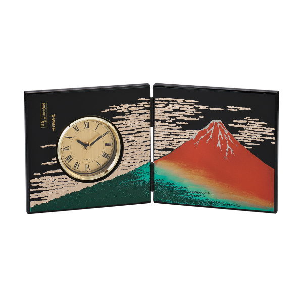 赤い漆器 3膳 セット 山水画 1950年代ころ 赤い漆器 3膳 セット