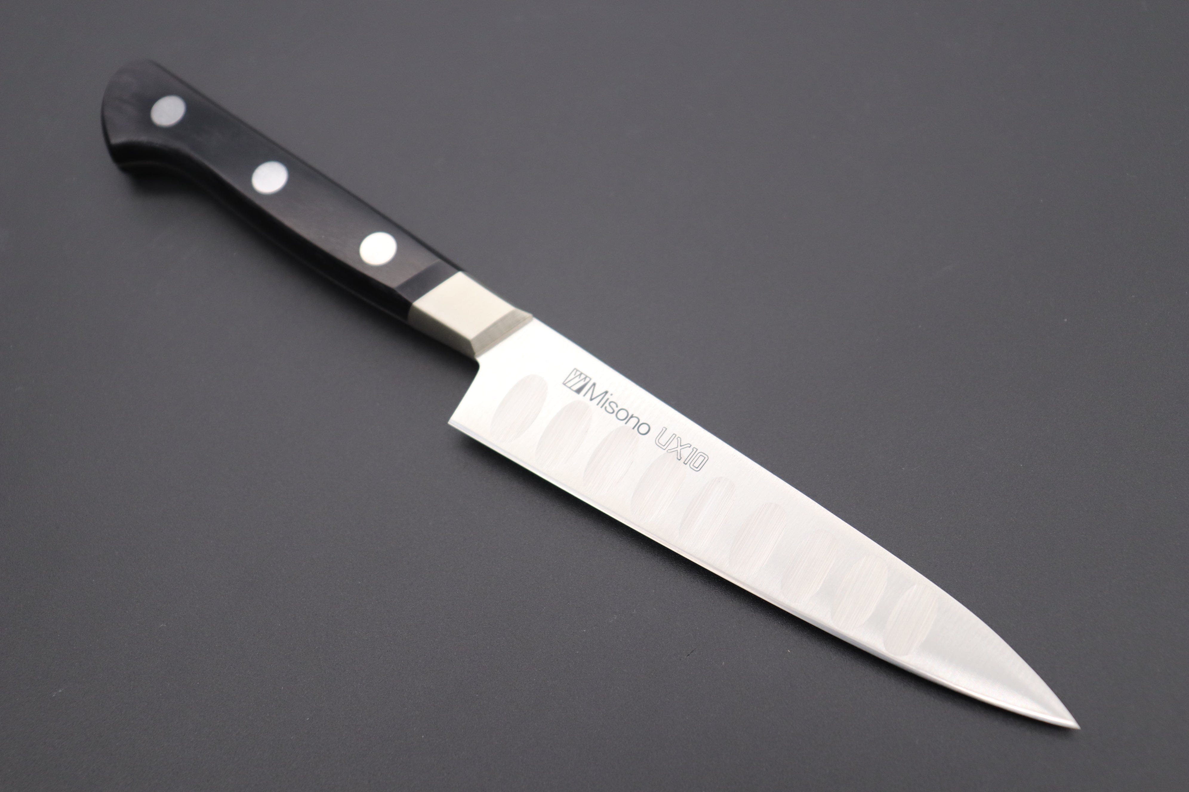 Misono UX10 with Dimples Series Petty Knife | JapaneseChefsKnife.Com