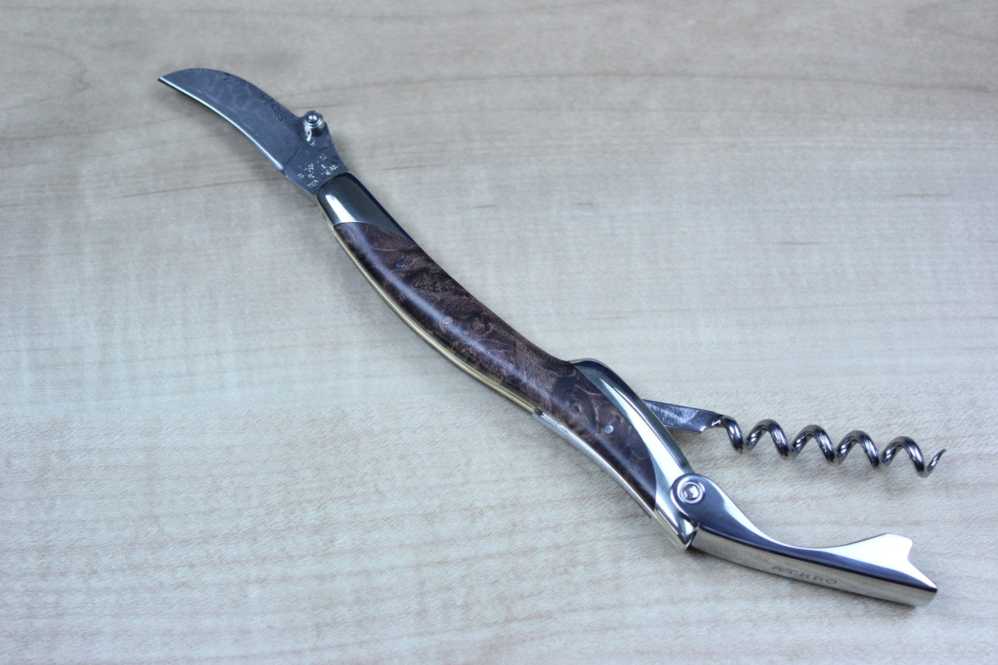 Athro Damascus Sommelier Knife | JapaneseChefsKnife.Com